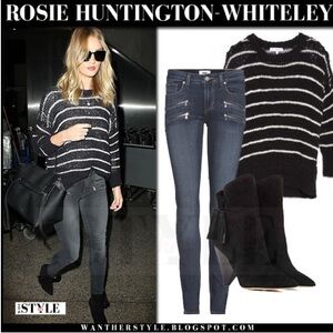 Iro Odessa Striped Sweater size Medium